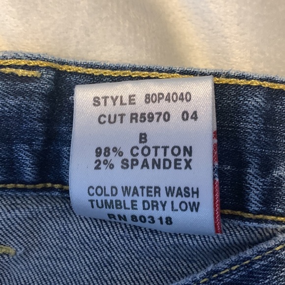 Vintage lucky jeans size 14 bootcut straight med wash style80P4040 made in USA - Picture 7 of 13